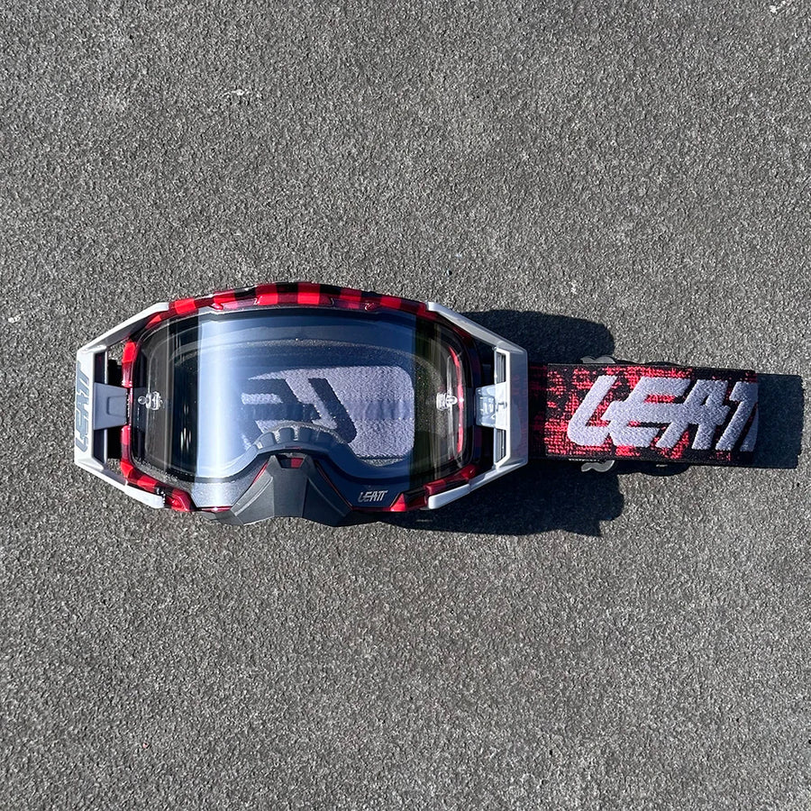 Pack Vision — Rouge / blanc camo / verre transparent