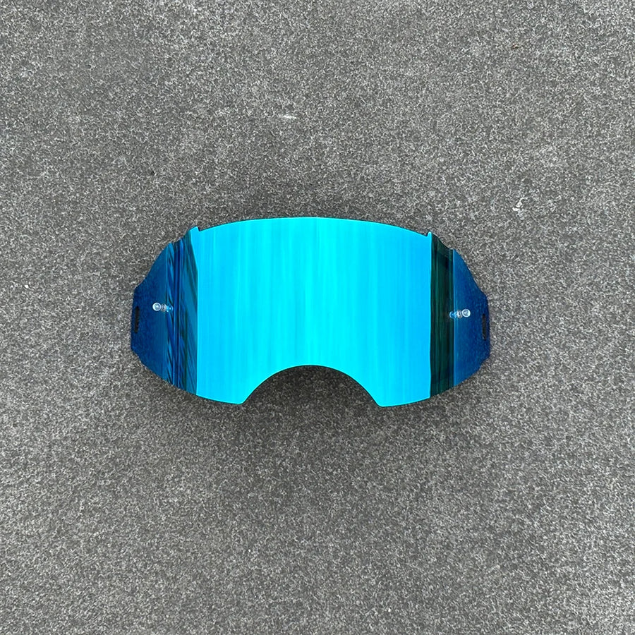 Verre Masque MX Elite — Miroir bleu