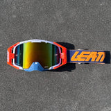 Pack Vision — Orange / blanc / verre miroir doré-rouge