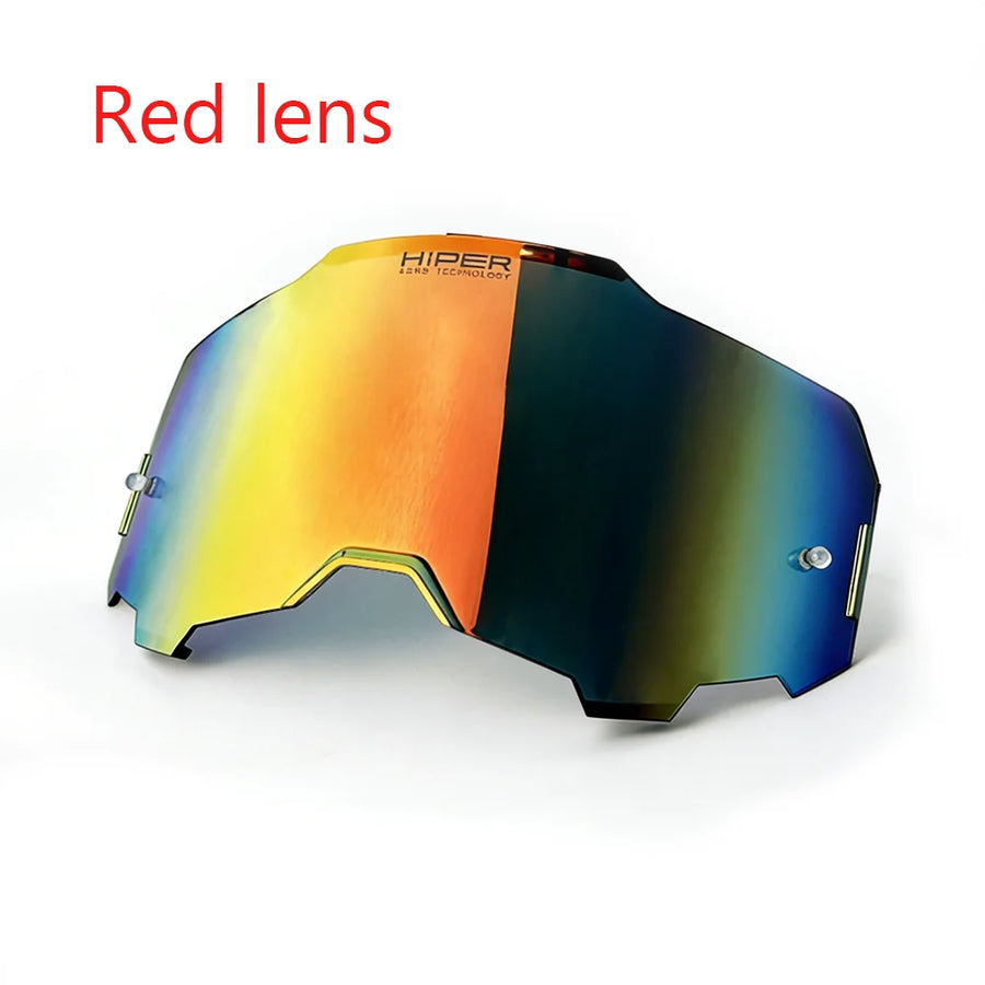 Verre Masque MX Pro — Miroir rouge