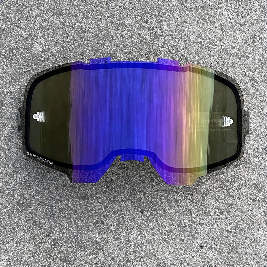 Verre Masque MX Vision — Miroir bleu