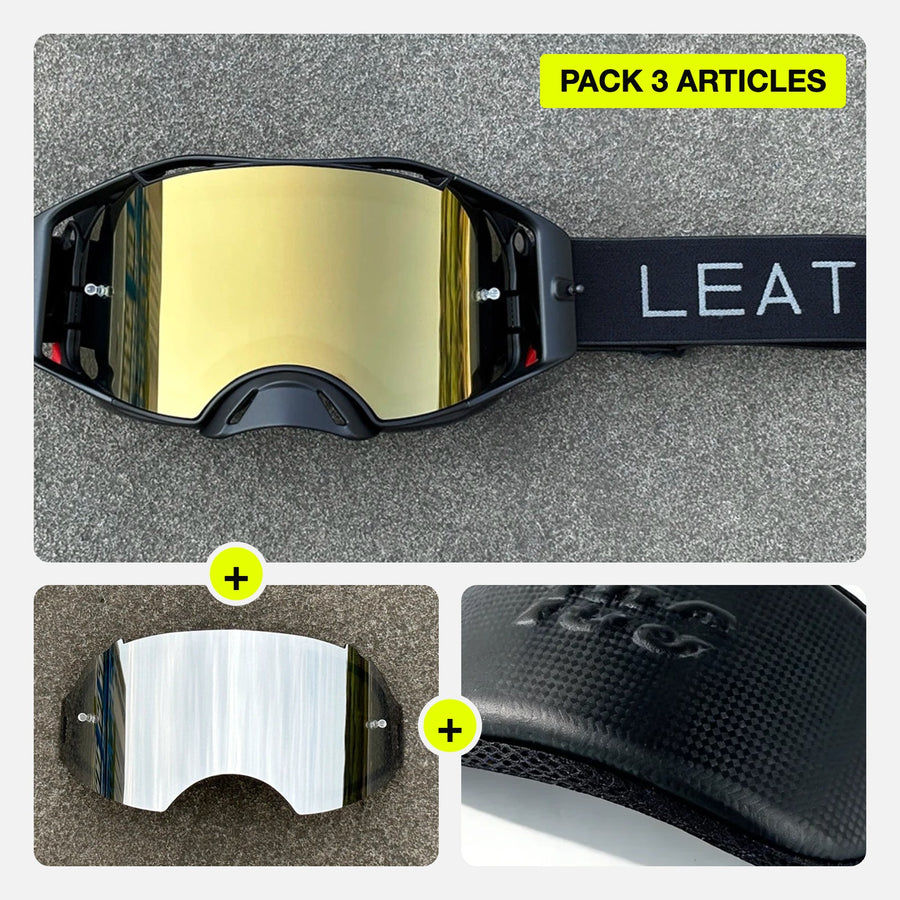 Pack Elite Saison 2027 — masque MX Elite + verre de rechange + boîte rigide